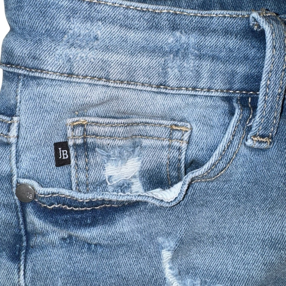 Judy Blue Denim Cut off distressed Shorts Size 27 Blue - Picture 3 of 9